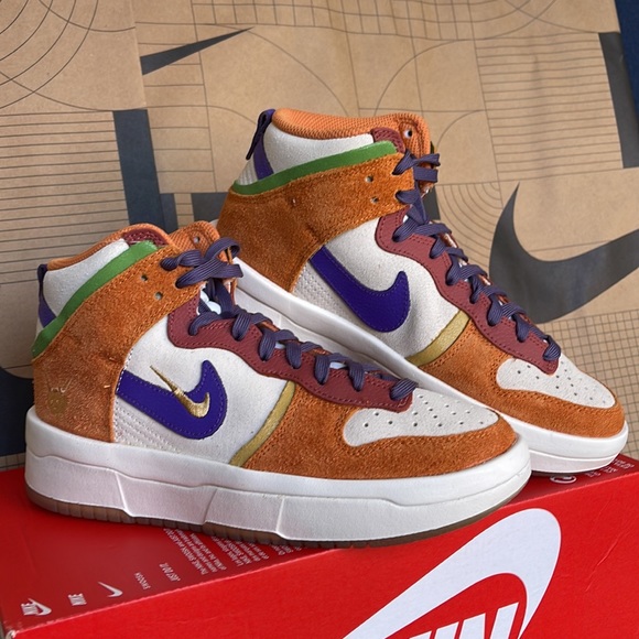 Nike Dunk High Setsubun UP PRM WMNS Sail/Canyon Purple sneakers - athletic shoes - Picture 12 of 16